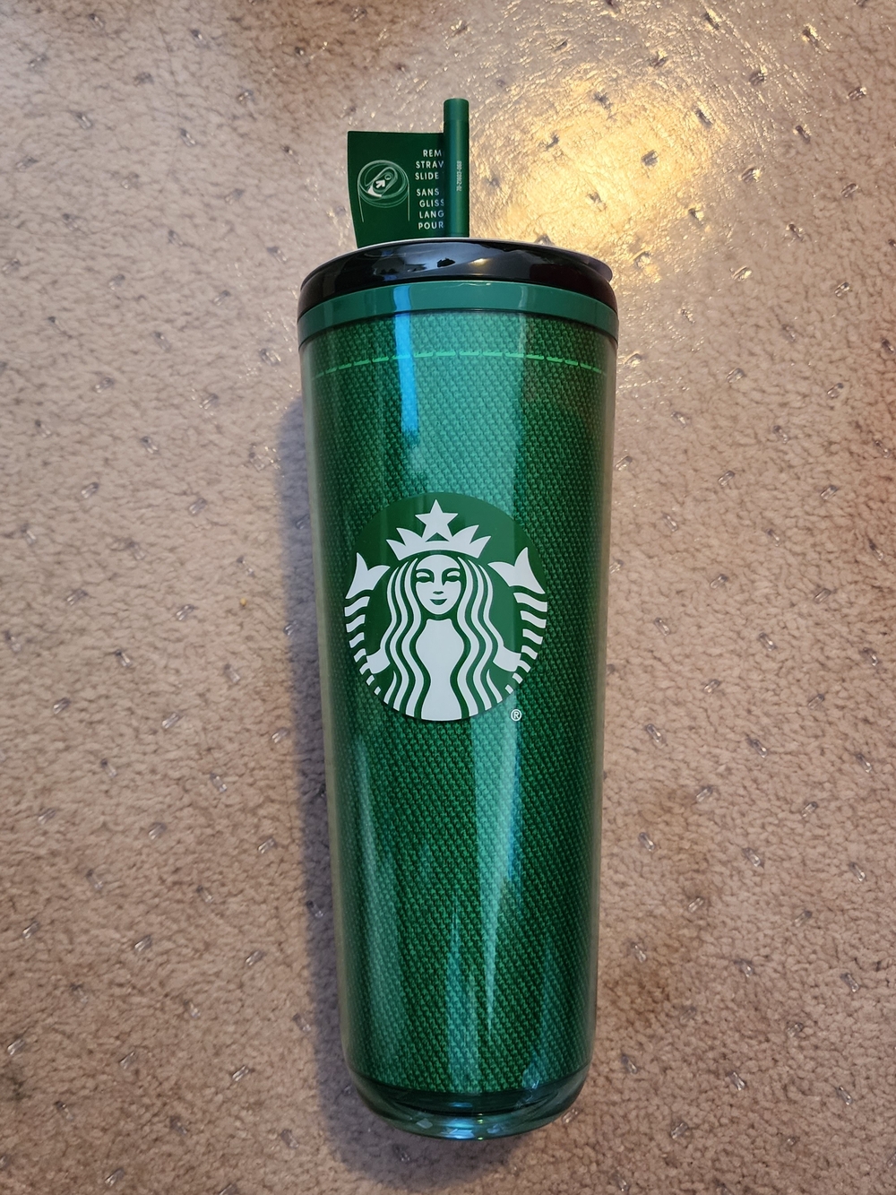 Starbucks Emerald Green Logo Travel Tumbler with Black Lid
